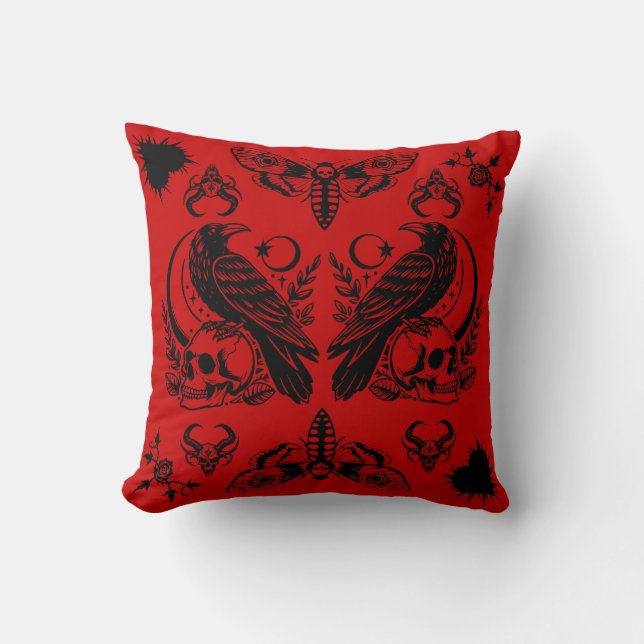 Barock-Gotik-Muster Kissen (Vorderseite)