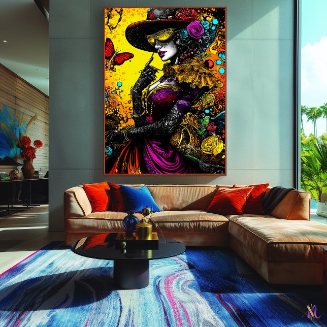 Barock Gotisch Elegance - Geheimnisvolles Viktoria Poster (Von Creator hochgeladen)