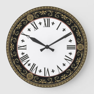 Barock Große Wanduhr
