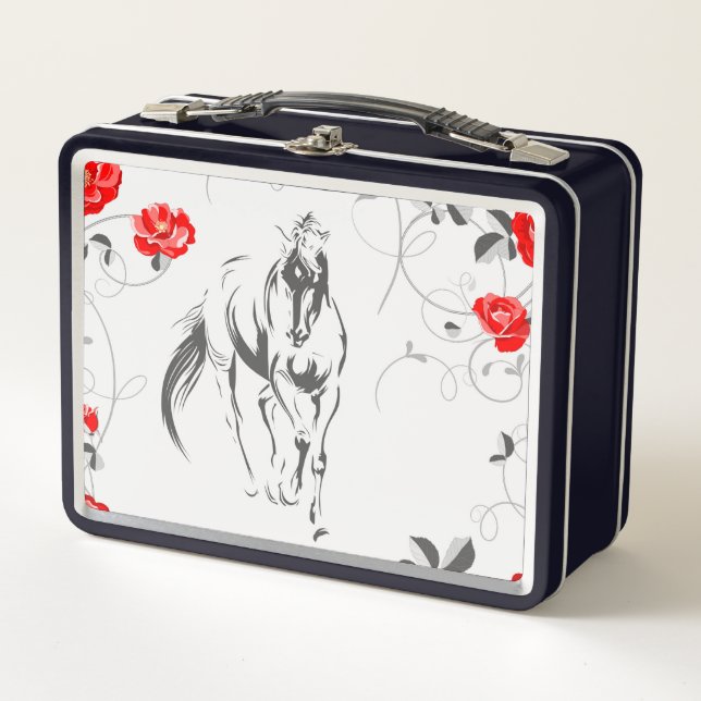 Barock Horse Lunchbox (Vorderseite)
