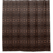 Barock-Imitate Leather Brown Pattern
