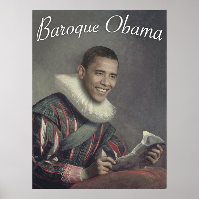 Barock Obama Poster (Vorne)