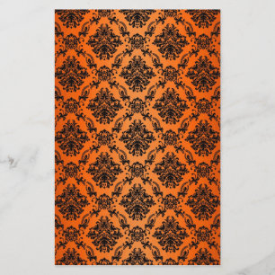 Barock Orange Gothic Viktorianisch Scapebook Sheet
