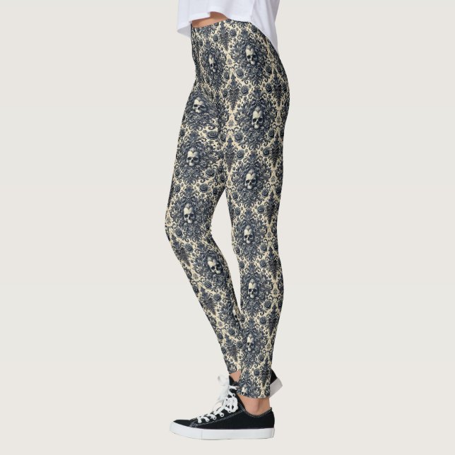 Barock Punk - Gotisches Viktorianisches Delirium Leggings (Links)