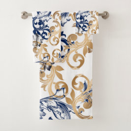 Barock-Retro-Klassiker-Muster  Badhandtuch Set
