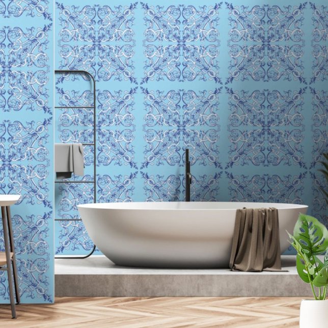 Barock Rokoko Seashells Pattern Tapete (Von Creator hochgeladen)