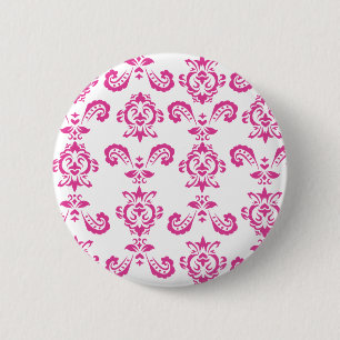 Barock-Rosa-Knopf Button