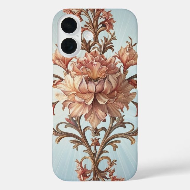 Barock-Rosen-Phone-Case Case-Mate iPhone Hülle (Rückseite)