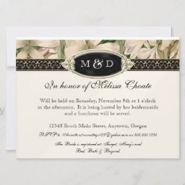Barock Vintag Lily Gold Save the Date
