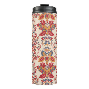 Barock-Vintage Tapete Thermosbecher