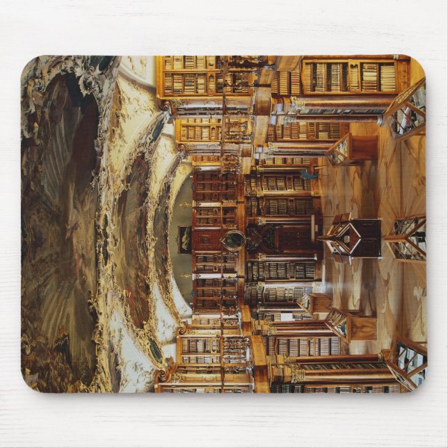Barockabtei-Bibliothek, St. Gallen, Schweiz Mousepad (Vorne)