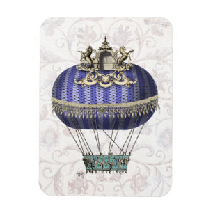 Barockballon mit Tempel Magnet