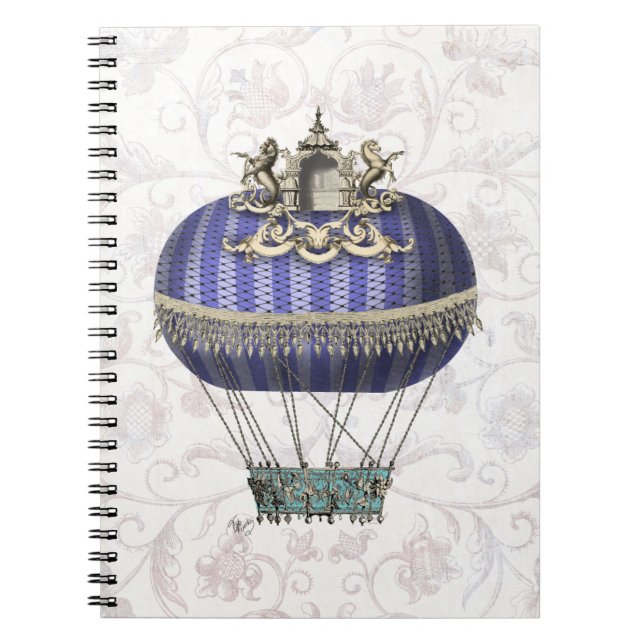 Barockballon mit Tempel Notizblock (Vorderseite)