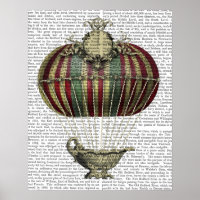 Barockballon mit Uhr
