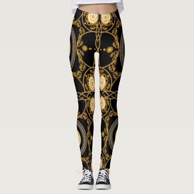 Barockdesign Leggings (Vorderseite)