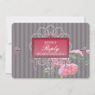 Barocke Glamour-Hochzeitseinladung, Sammlung Einladung