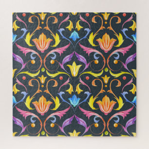 Barocke Helligkeit: Farbiger Vintage-Charme. Puzzle
