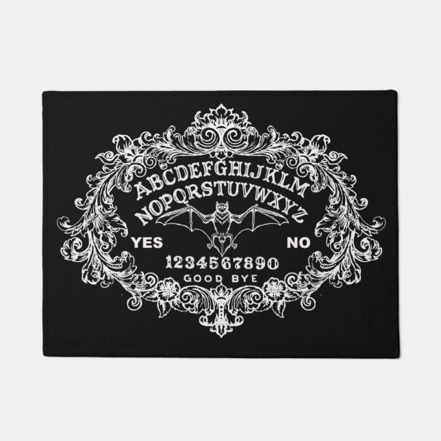 Barocke Hexe-Brett-Tür-Matte Fußmatte (Vorderseite)