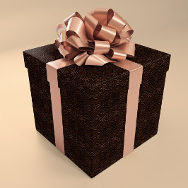 Barocke Imitate Lederleder Muster Geschenkpapier