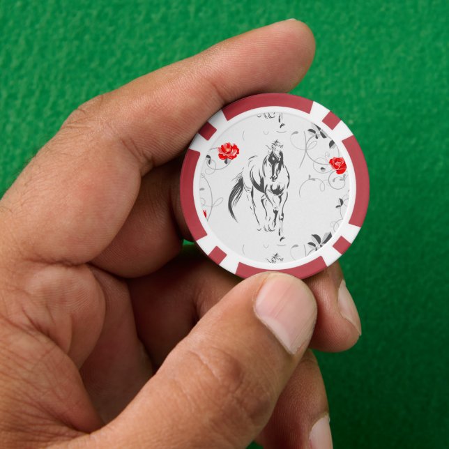 Barocke Poker Chips (Hand)