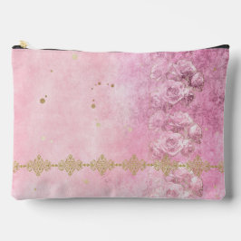 Barocke Rose Damask Grunge - Kosmetische Tasche
