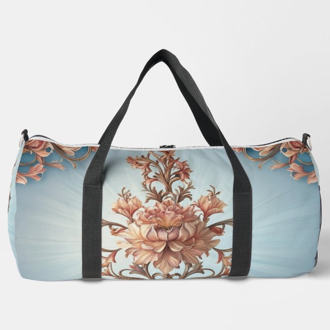 Barocke Rose  Duffle Bag (Vorderseite)