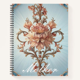 Barocke Rose Notizbuch