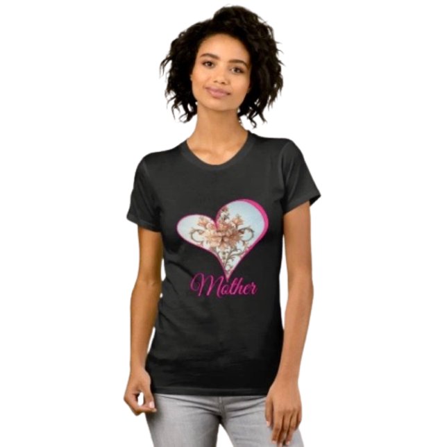 Barocke Rose   T-Shirt (
Comfy tri-blend women’s tee feminine fit, scoop neck, short sleeves, relaxed fit.  
)