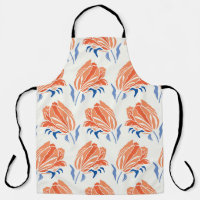 Barocke Tulip: Botanischer Vintager Linocut