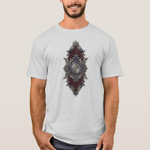 Barocke viktorianische Vintage-Uhr mit verziertem  T-Shirt