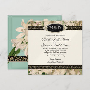 Barocke Vintage Lily Gold Festival - Martha Argeri Einladung