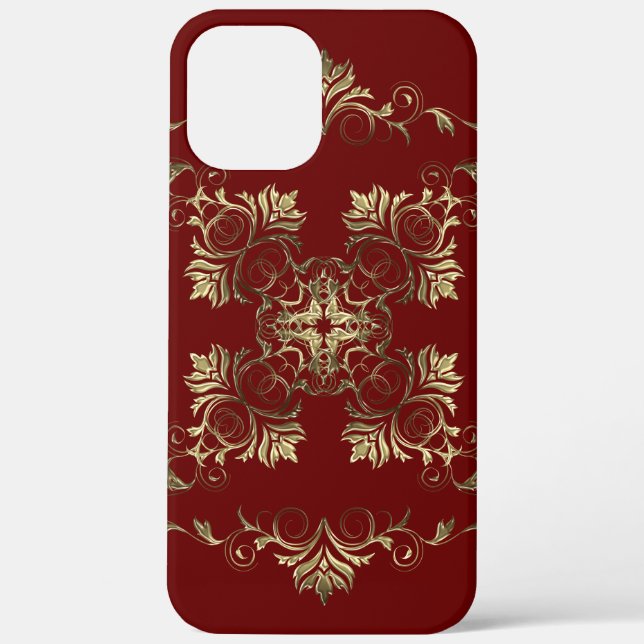 Barocker Blumenstil . Case-Mate iPhone-Hülle iPhone Hülle (Rückseite)