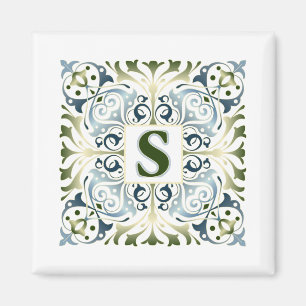 Barocker Buchstabe S Magnet