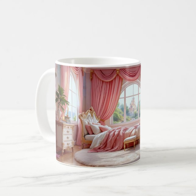 Barocker Charme Kaffeetasse (Vorderseite Links)
