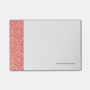 Barocker Damast-Hintergrund Post-it Klebezettel