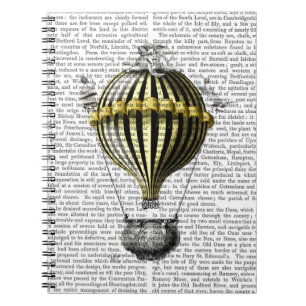 Barocker Fantasie-Ballon 3 Notizblock