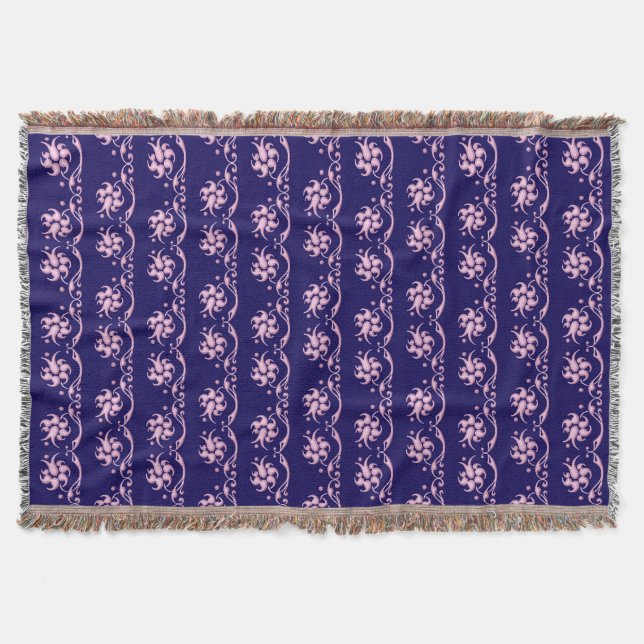 Barockes Artmit blumenmuster Decke (Vorderseite)