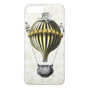 Barockes Ballon-Schwarz-Gelb Case-Mate iPhone Hülle