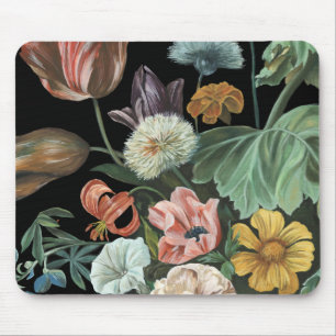 Barockes Blumen - Blumenstrauß der Blumen Mousepad