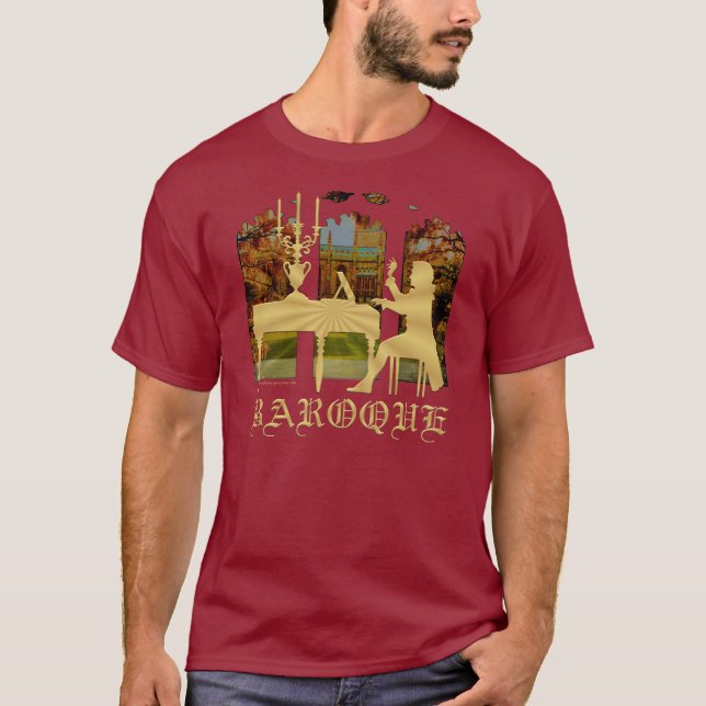 Barockes Cembalo T-Shirt (Vorderseite)