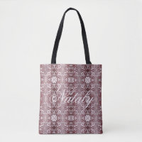 barockes lila mit Blumenmuster