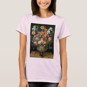 Barockes Stillleben Blumen in einer Vase T-Shirt