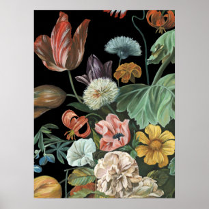 Barockfloral - Bouquet der Blume Poster