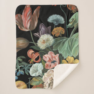 Barockfloral - Bouquet der Blume Sherpadecke