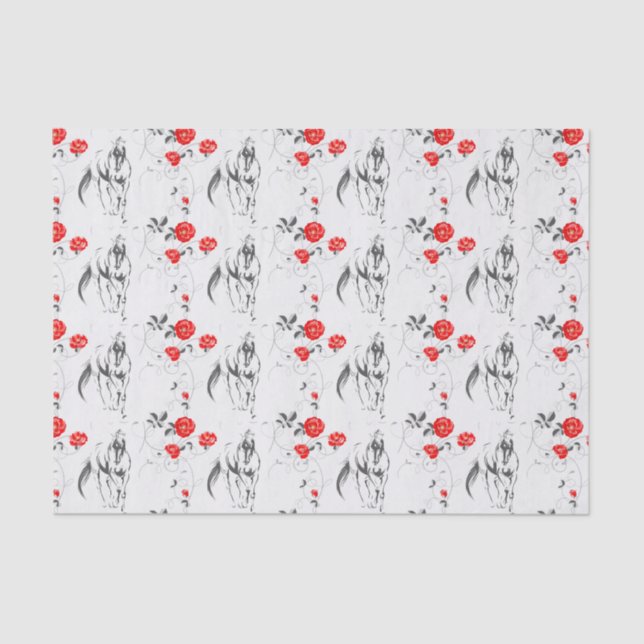 Barockgeflechtpapier Seidenpapier (Vorderseite)