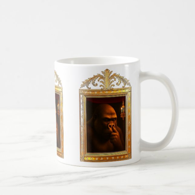 Barockgorilla Kaffeetasse (Rechts)