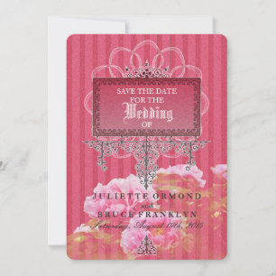 Barockischer Glamour Hochzeitsfeier Set, Sammlung Save The Date