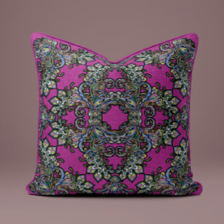 Barockkissen in Fuchsia Kissen