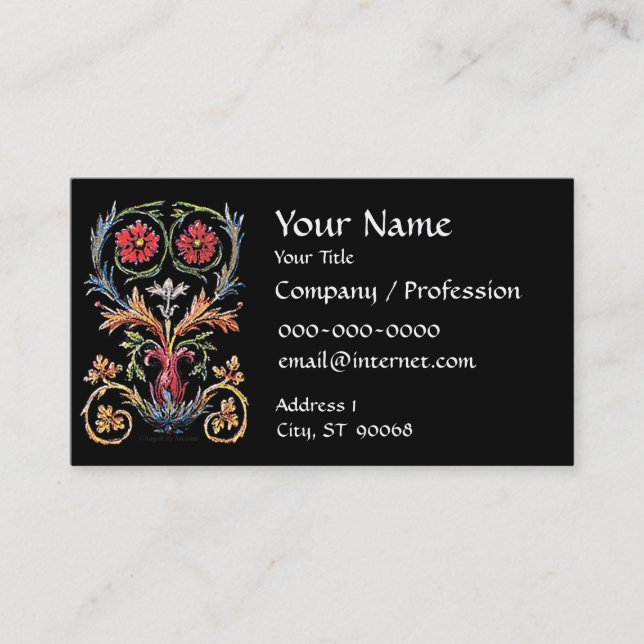 Barockkunstwerk Custom Business Card Visitenkarte (Vorderseite)