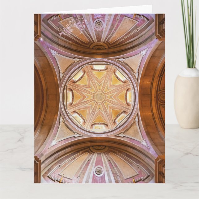 Barockkuppel der Kirche Santo Antonio de Lisboa Dankeskarte (Vorderseite)